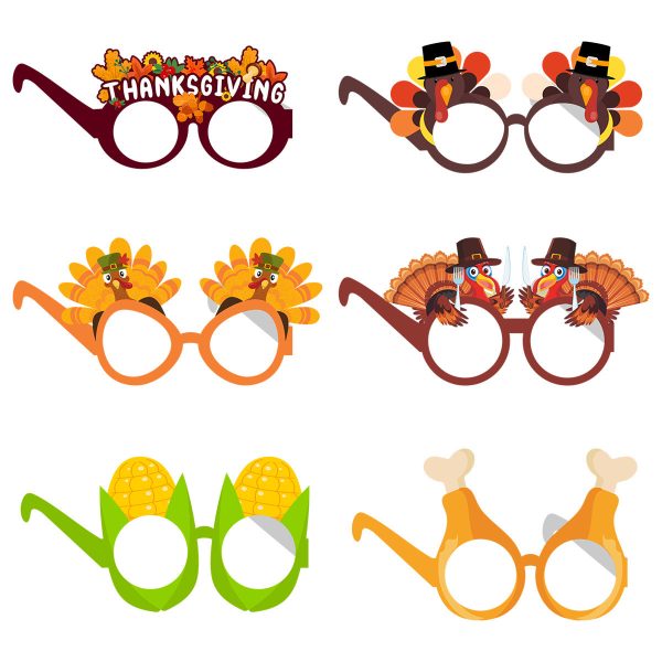 Wholesale Thanksgiving Party Decoration Paper Glasses For Cheap