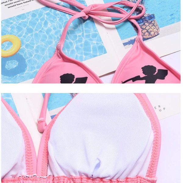 Wholesale Triangle Strap Funny Polyester Swimwear Online Sale