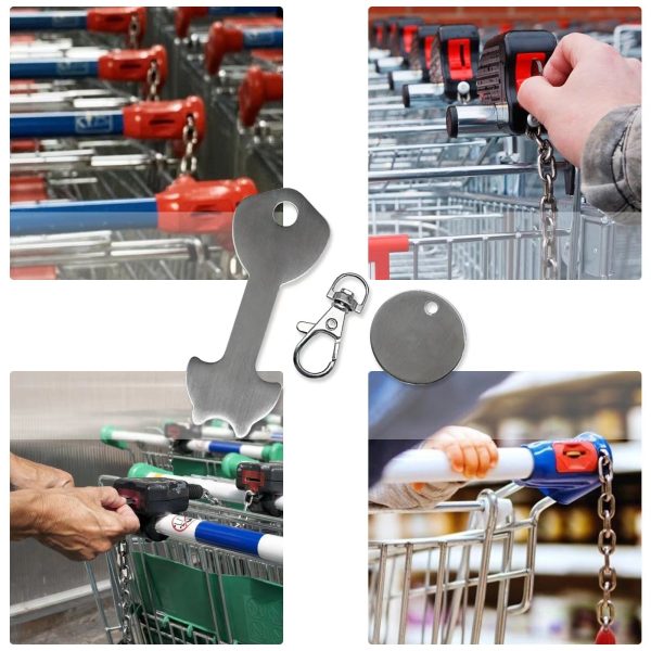 Wholesale Stainless Steel Shopping Cart Tokens For Sale