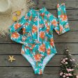 Wholesale Surfwear Long Sleeve Polyester Swimwear Supply