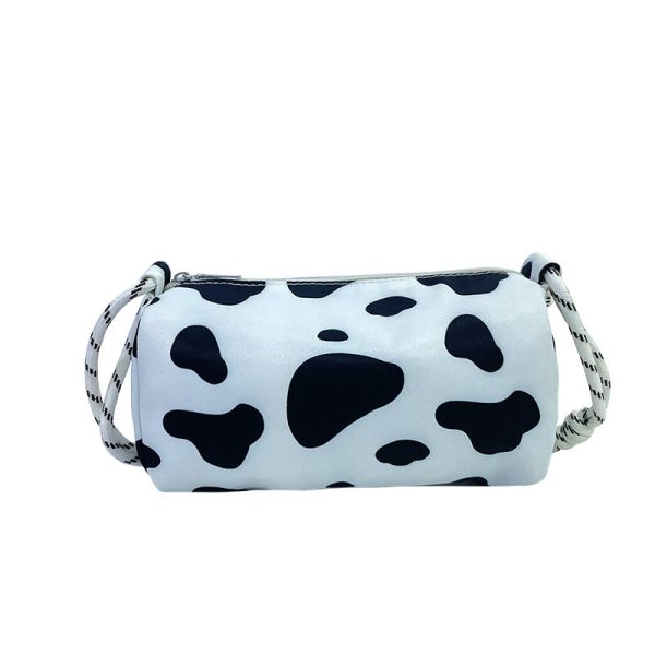 Wholesale Leopard Cow Print Canvas Shoulder Messenger Bag Cheap