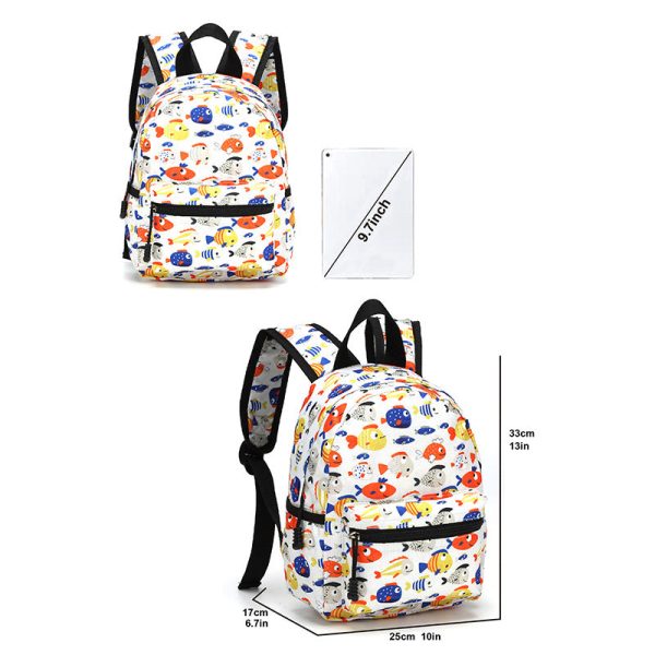 Wholesale Cartoon Printing Kids Oxford Backpack Fashion