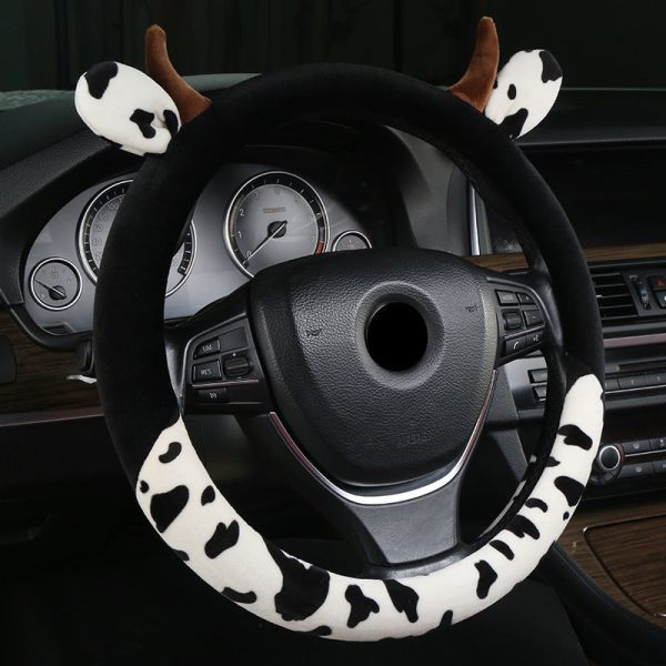 Wholesale Steering Wheel Cover with Plush Cow Shape Online