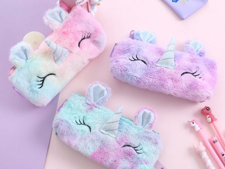 Wholesale Cartoon Plush Pencil Case Cheap