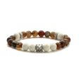 Wholesale Tiger Eye Lava Stone Agate Bracelet Cheap