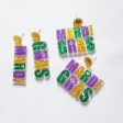 Wholesale Three Color Carnival Acrylic Earrings Online now