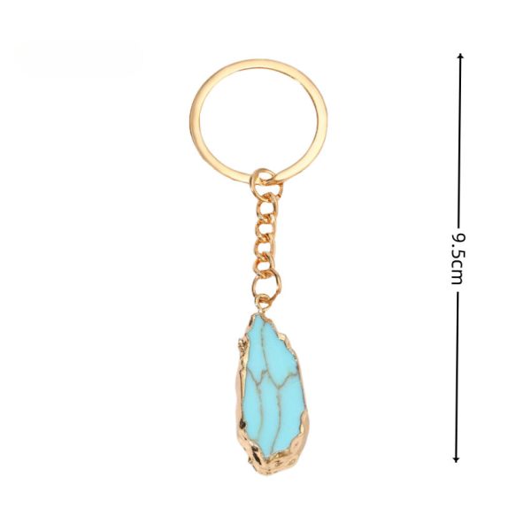 Wholesale Turquoise Water Drop Key Chain Online now