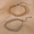 Wholesale Three Color Thick Chain Titanium Steel Bracelet For Discount