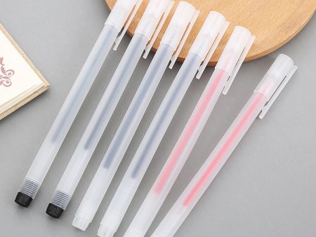 Wholesale Plastic Transparent Matte Rollerball Pen For Cheap