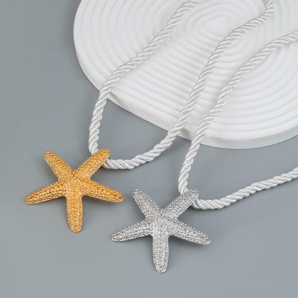 Wholesale Summer Starfish Alloy Necklaces Online