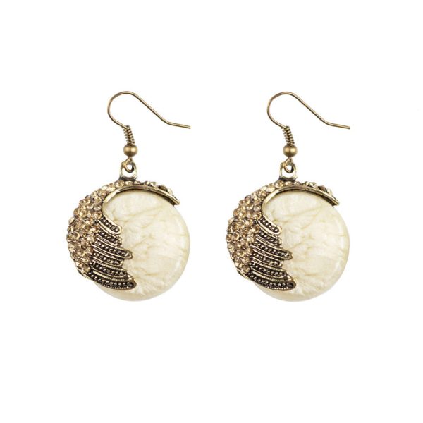 Wholesale Vintage Peacock Alloy Earrings on Sale