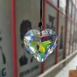 Wholesale Suncatcher Crystal Heart Prism Pendant Lighting Decorations Decorations Fashion