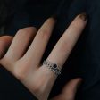 Wholesale Sterling Silver Leaf Ring Fashion