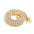 Wholesale Tennis Chain Alloy Zircon One Row Necklaces Hot on Sale