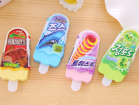 Wholesale TPR Ice Cream Ice Cream Shape Eraser Online Hot Sale