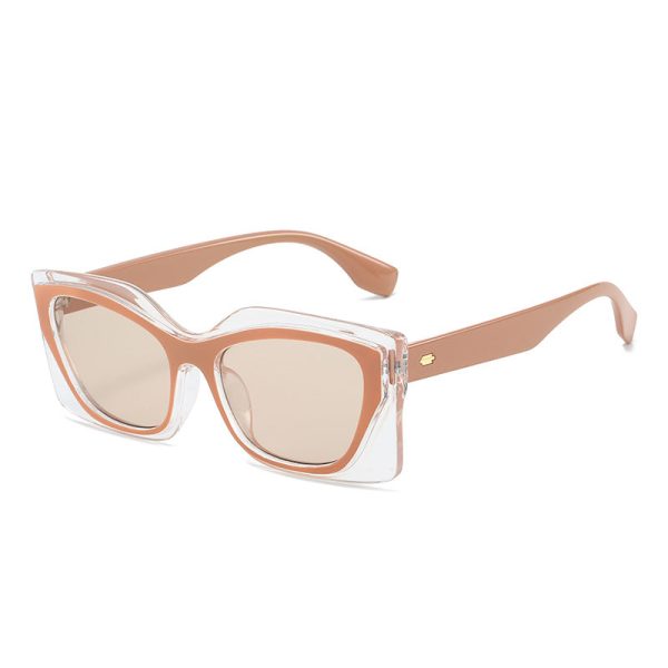 Wholesale Cat Eye PC Sunglasses with Transparent Edge Online Hot Sale