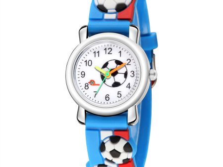 Wholesale 3D Embossed Stripe Plastic Kids Watch Online