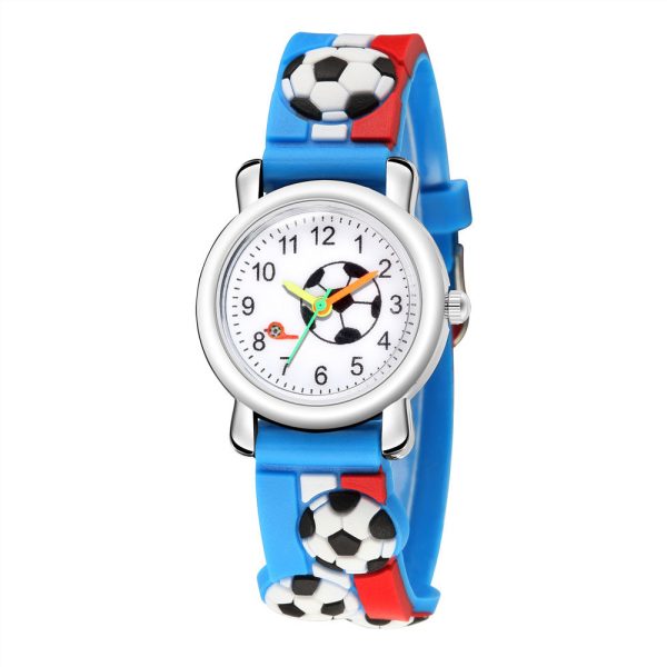 Wholesale 3D Embossed Stripe Plastic Kids Watch Online