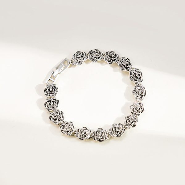 Wholesale Vintage Rose Alloy Bracelet Online