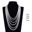 Wholesale Tennis Chain Alloy Zircon One Row Necklaces Hot on Sale