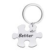 Wholesale Stainless Steel Puzzle Keychain For Cheap