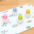 Wholesale TPR Cute Eggshell Chick Eraser on Sale