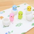 Wholesale TPR Cute Eggshell Chick Eraser on Sale