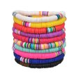 Wholesale 6mm Colored Soft Pottery Elastic Cord Bracelet For Discount