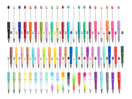 Wholesale Beadable Pens 100pcs Plastic DIY for Beaded Pens Discount