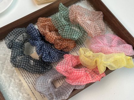 Wholesale Fabric Organza Hair Ties Supply