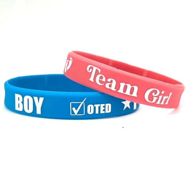 Wholesale 100PCS Boys Girls Party Silicone Bracelet Fashion