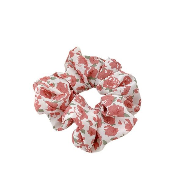 Wholesale Fabric Broken Flower Hair Tie For Cheap