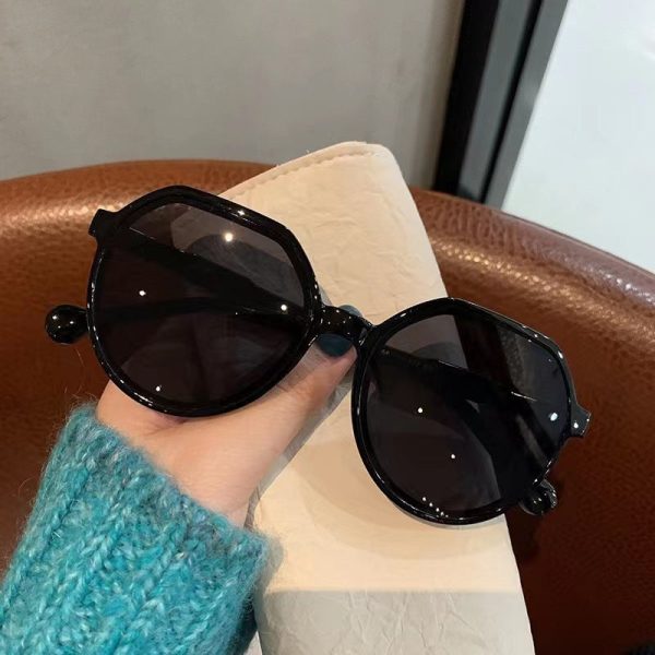 Wholesale Sunscreen Round Frame PC Sunglasses on Sale