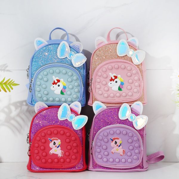 Wholesale Children Silicone Cartoon Cute School Bag on Sale