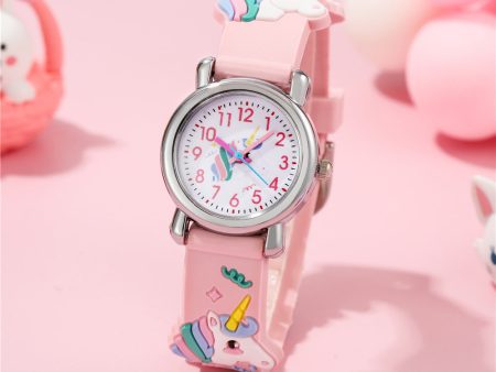 Wholesale Colorful Plastic Strap Kids Watch Hot on Sale