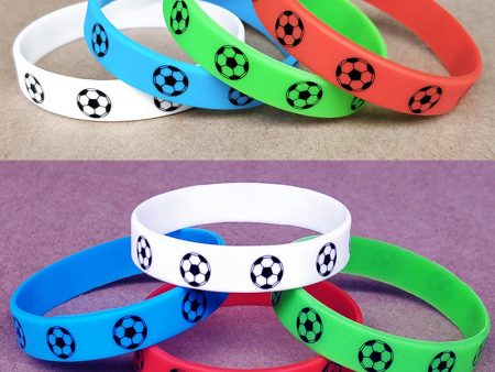 Wholesale 100PCS Basketball Sports Silicone Bracelet Sale