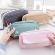 Wholesale Leather Solid Color Large Capacity Pencil Case Online