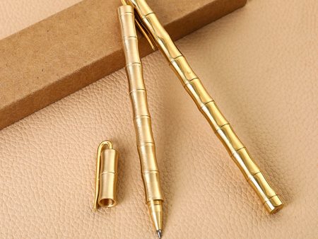 Wholesale Bamboo Pure Brass Pens Sale