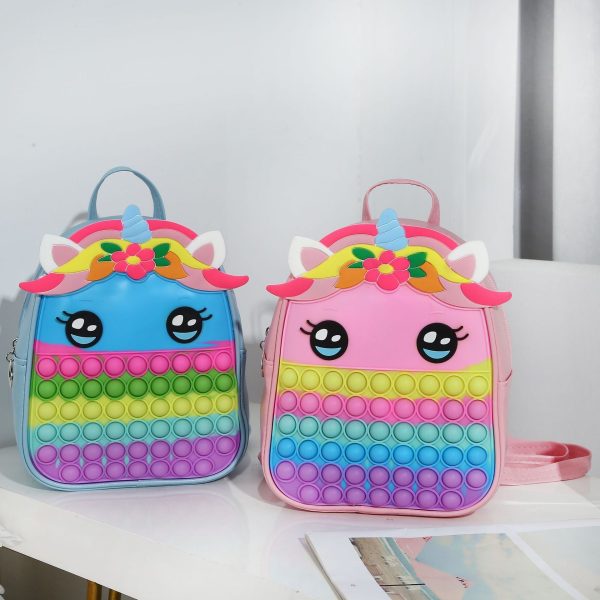 Wholesale Children Silicone Capacity Cartoon Cute School Bag on Sale