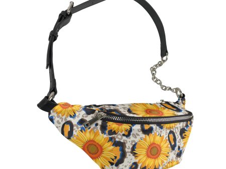 Wholesale Simple Sunflower PU Ladies Chest Bag Fashion