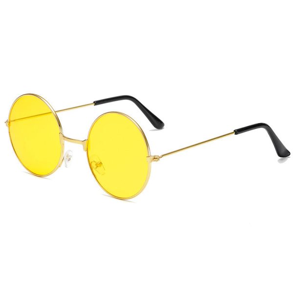 Wholesale Zhendianzhibao Retro Round PC Sunglasses Hot on Sale