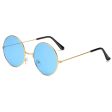 Wholesale Zhendianzhibao Retro Round PC Sunglasses Hot on Sale