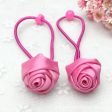 Wholesale 10pcs Fabric Rose Hair Tie For Sale