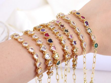 Wholesale Various Zircon Copper Bracelet Sale