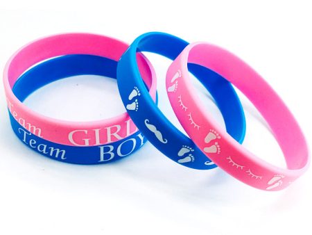 Wholesale 100PCS Boys Girls Party Silicone Bracelet Fashion