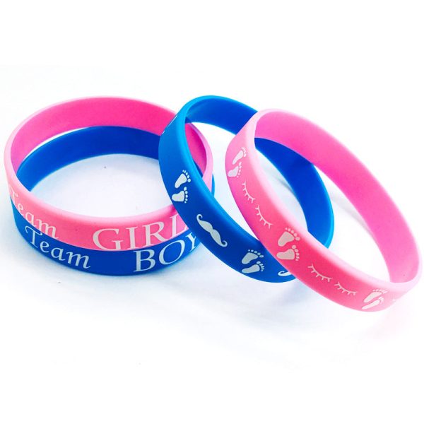 Wholesale 100PCS Boys Girls Party Silicone Bracelet Fashion