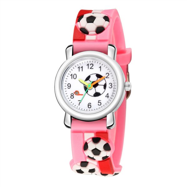 Wholesale 3D Embossed Stripe Plastic Kids Watch Online