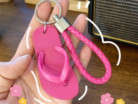 Wholesale Zinc Alloy Flip Flops Keychain For Cheap