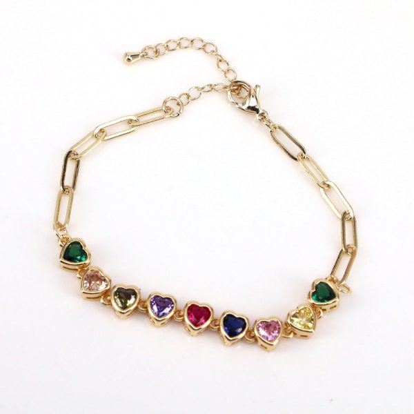 Wholesale Various Zircon Copper Bracelet Sale