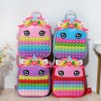 Wholesale Children Silicone Capacity Cartoon Cute School Bag on Sale